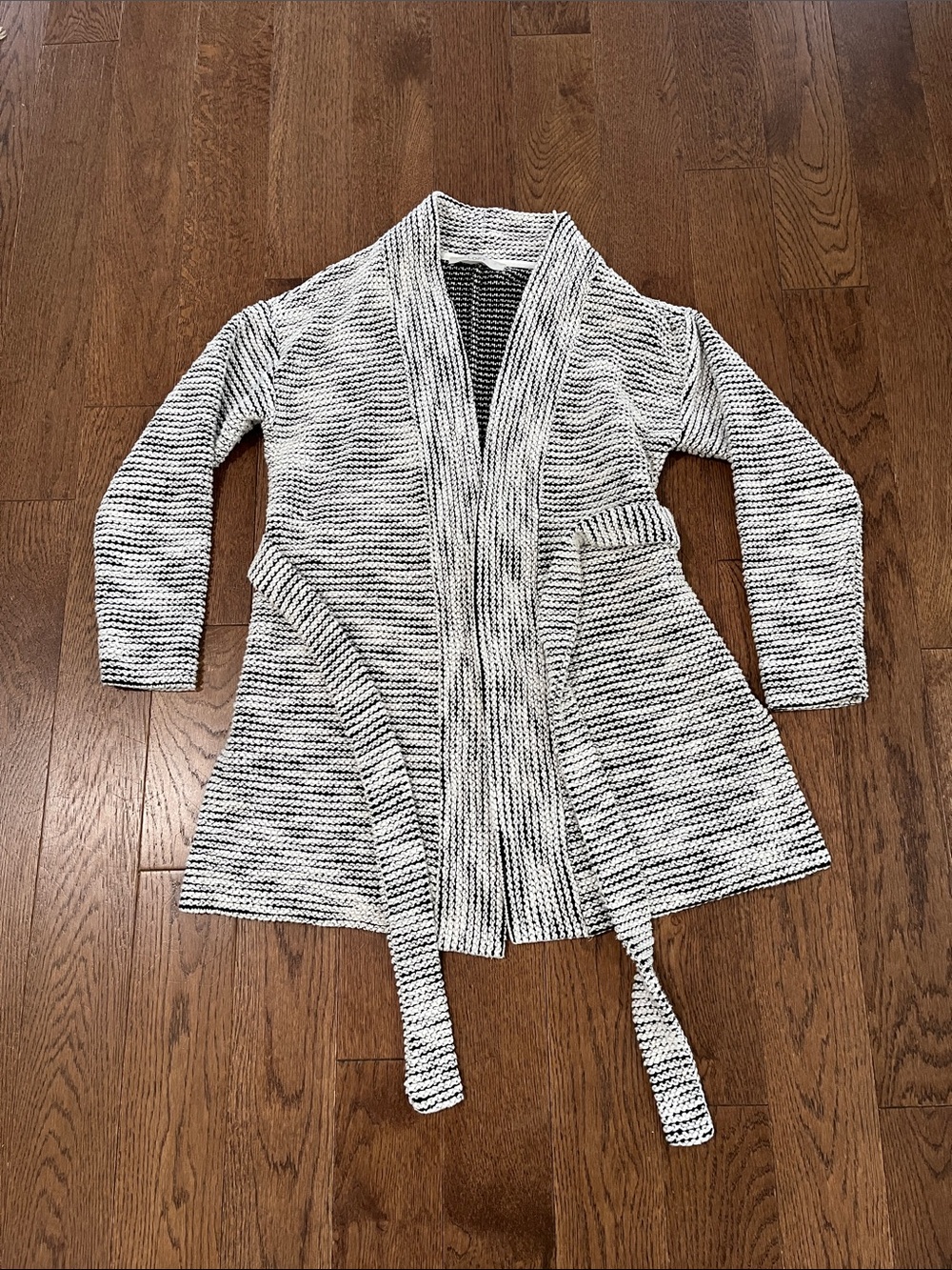 Black and White Cozy Loft Sweater